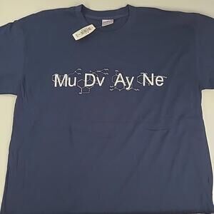 Vintage Mudvayne LD 50 T-Shirt Mens 2XL Blue 2000 Nu Metal Band Y2K